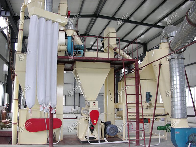 Small Feed Pellet Production Line at Factory