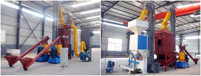 maize / corn stalk pellet mill plant