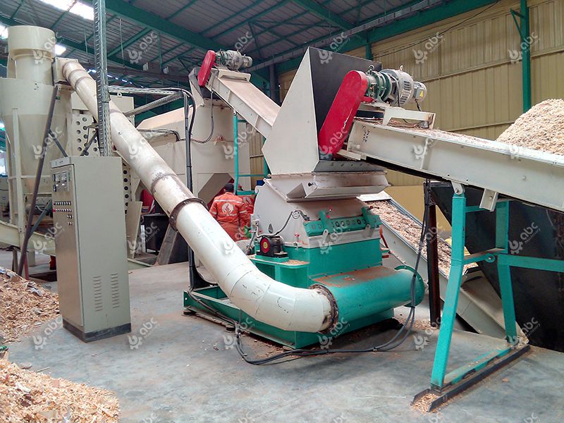 Hot Sale Crusher in Wood Pellet Production Line