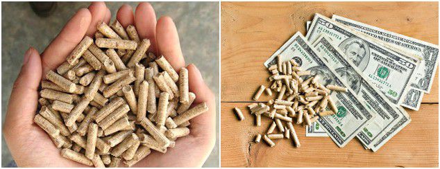 making high quality biomass pellets with wood pelleting machine for sale