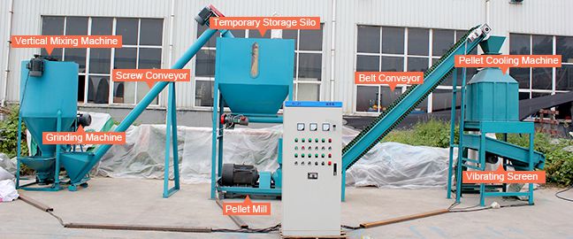 Small Bird Feed Pelletizing Line