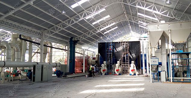 6 ton per hour wood pellet manufacturing factory cosntruction