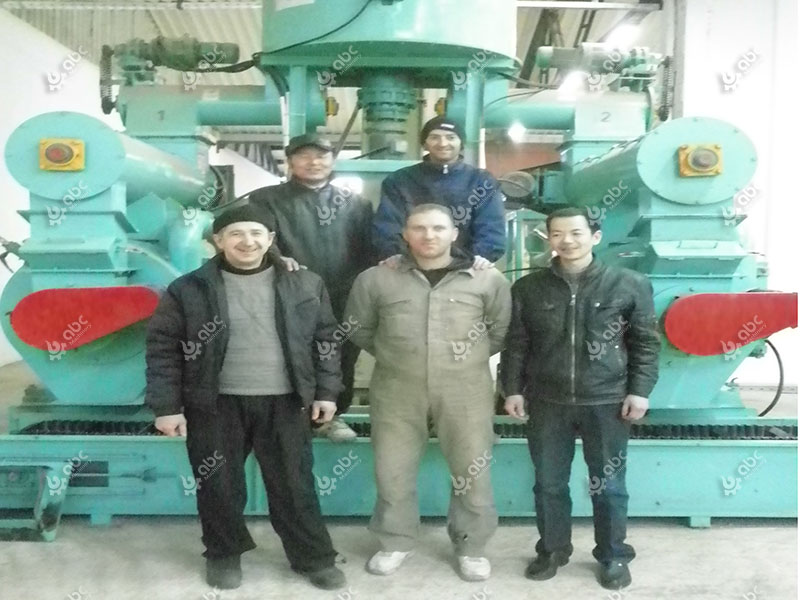 Serbian Sawdust Pellet Production Business Group Photo