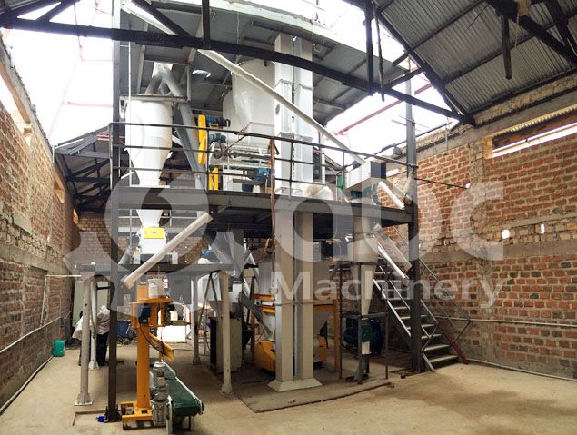 animal feed pellets production line details