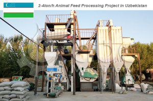 4ton/h Animal Feed Processing Equipment Uzbekistan