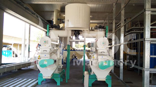 biomass pellet mill equipment for hard wood sawdust