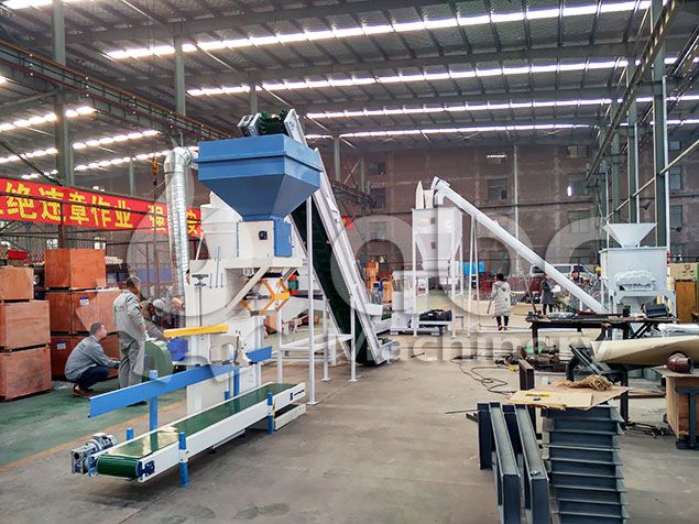 cheap cattle feed production machine set for sale at factory price