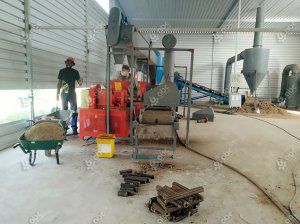 1ton/h Sugarcane Bagasse Briquette Manufacturing Plant in South Africa