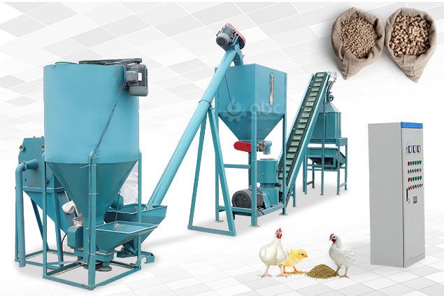 chicken feed manufacturing plant equipment