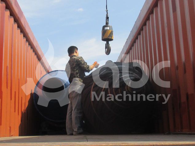 dryer for the biofuel briquette plant