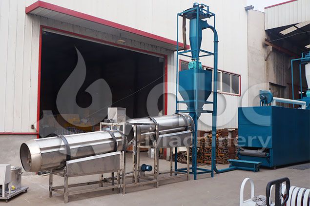 fish feed flavor roller machine for sale at factory price
