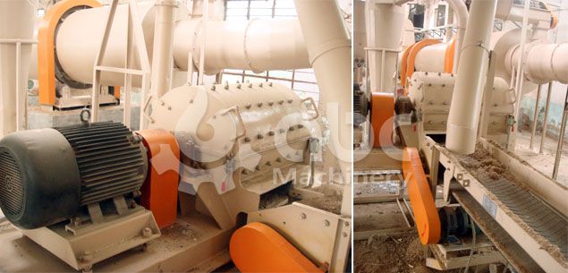 hammer mill for wood crushing