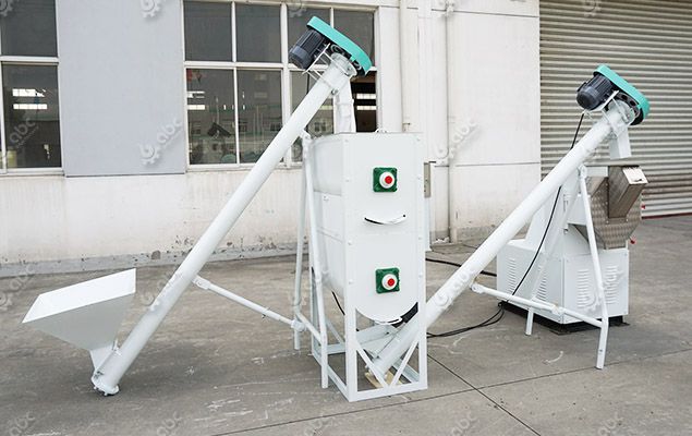 mini feed plant for manufacturing poultry feed pellets in small scale