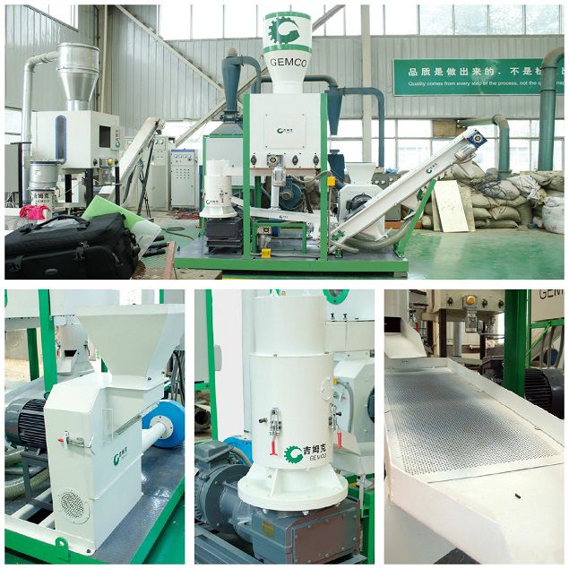 mini pellet press plant