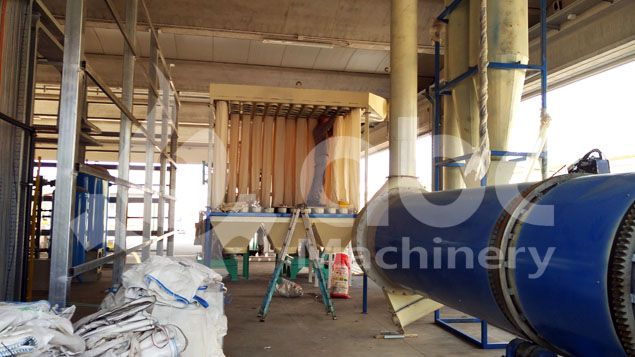 pellet mill drying section