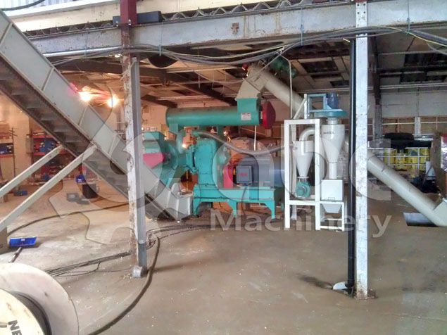 ring die wood pellet production machine for sale