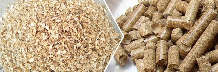 Sawdust Pellets Made by Biomass Wood Pellet Machine