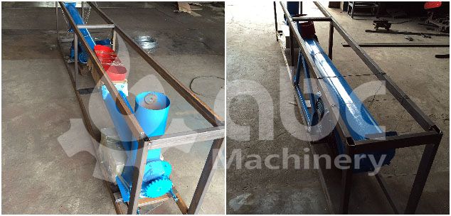 screw conveying machine for charcoal briquetting production