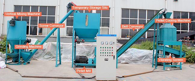 Small Animal Feed Making Mill Plant