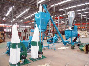 1 ton/h Sheep & Cattle Feed Mill Plant