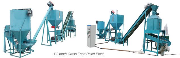 small forage grass feed pellet plant