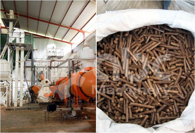 wood pellet fuel making production machine for sale