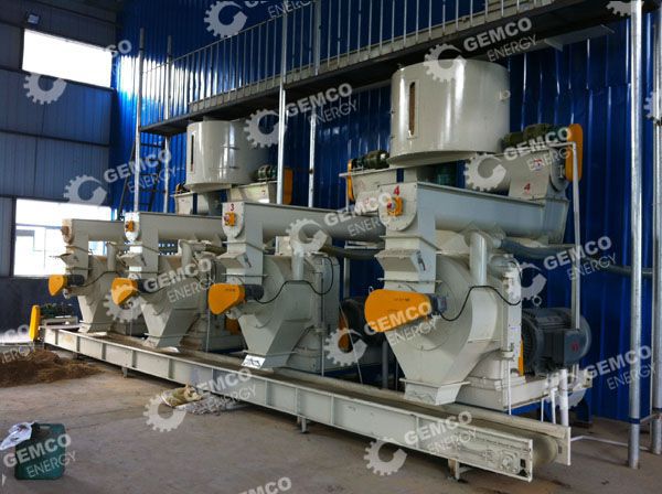 wood pellet making machine