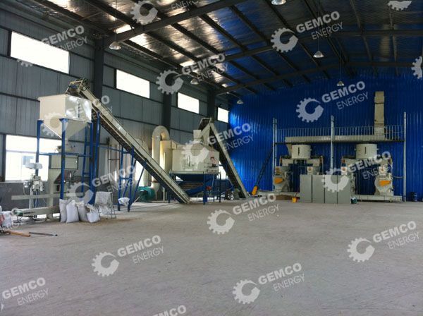 wood pellet making production line