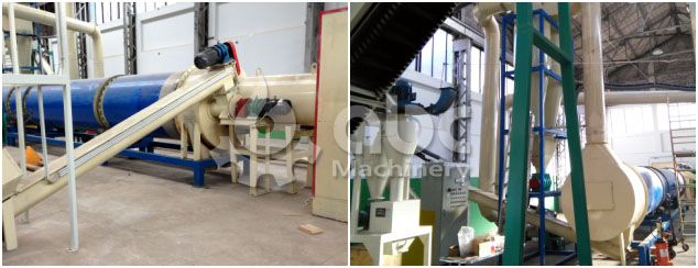 wood pellet plant drying process