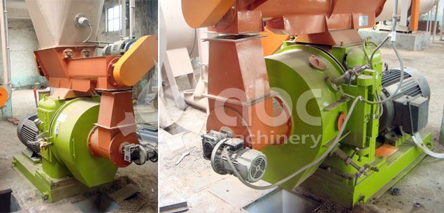 wood pellet processing machine for large sized production line