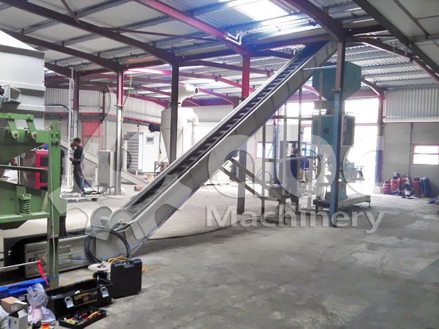 wood pellet production cooling and packaging machienry
