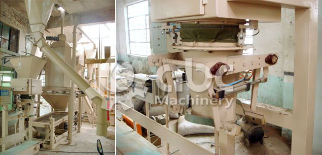 wood pellets bagging machine