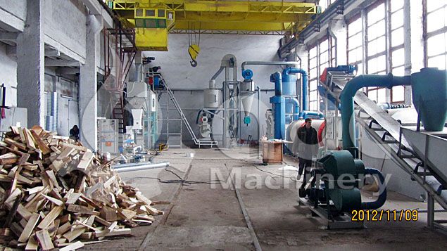 wood pellets manufacturing plant designed for small scale production line