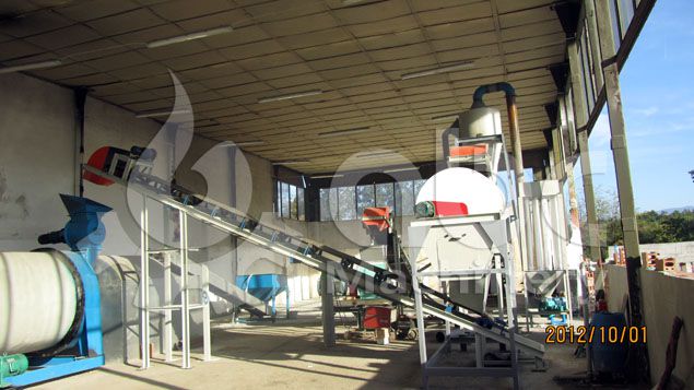 small scale wood pellets manfuacturing process and equipments
